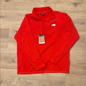 The North Face Red Quarter-Zip Fleece